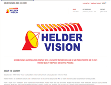 Tablet Screenshot of heldervision.co.za